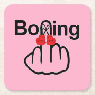 Untersetzer Boxing Gedreht