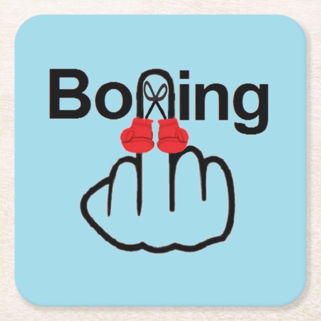 Untersetzer Boxing Gedreht (Vorderseite)