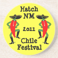 Untersetzer-Chile-Pfeffer-Männer in Stiefel u.