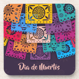 Untersetzer Colorful Dia de Muertos Banners |