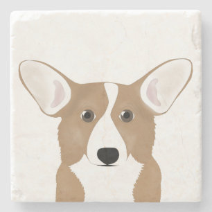 Untersetzer Corgi Stone