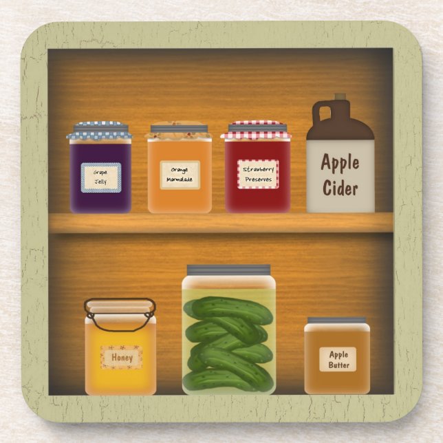 Untersetzer "Country Cupboard" (Vorderseite)