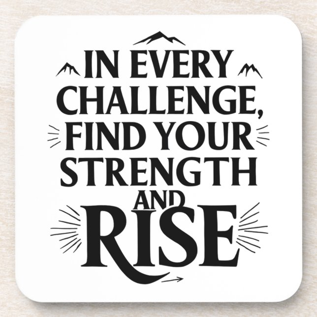 Untersetzer der Challenge-Festigkeit (Vorderseite)