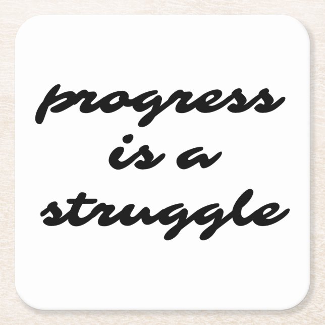 Untersetzer des Fortschrittsdokuments (Vorderseite)