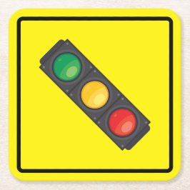 Untersetzer des Verkehrssignalpapiers