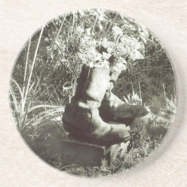 Untersetzer "Die alten Stiefel"