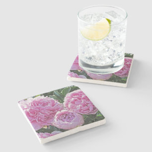 Untersetzer "DREI PINK PEONIES"