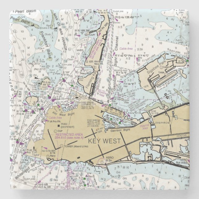 Untersetzer_FL_keywest Steinuntersetzer (Vorderseite)