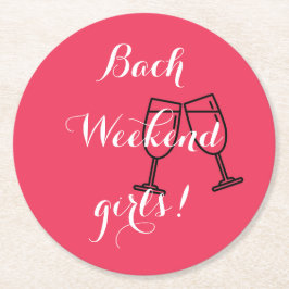 Untersetzer für Bachelorette in rosa Zoll