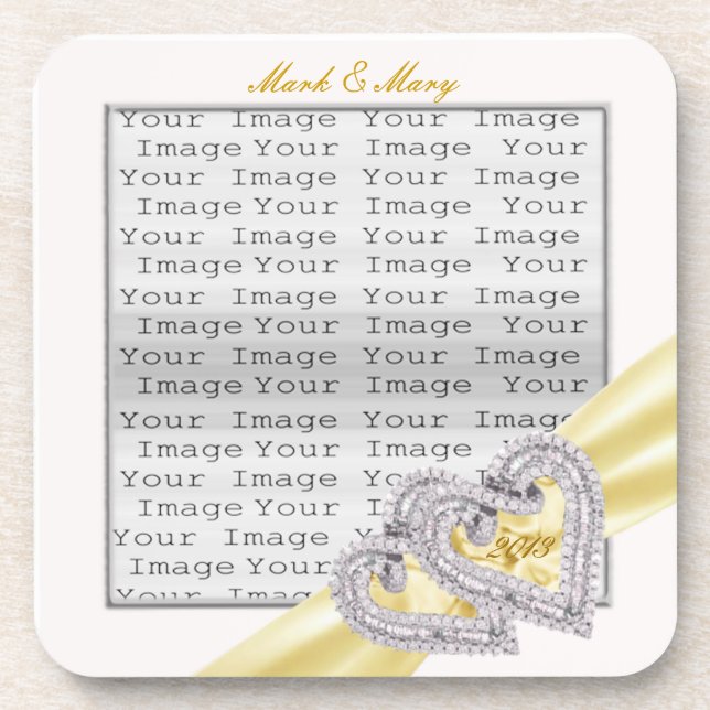 Untersetzer für benutzerdefinierte Herz-Lemon-Mult (Vorderseite)