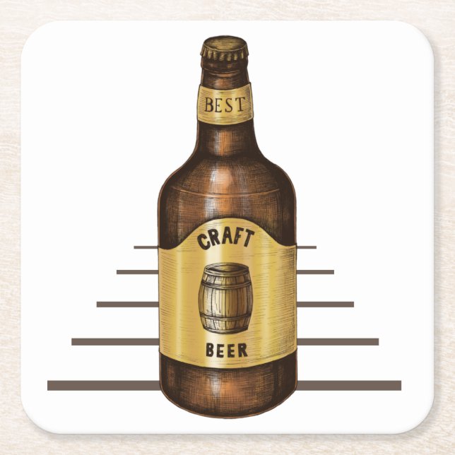 Untersetzer für Bierplatinpapier (Vorderseite)