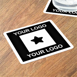 Untersetzer für das benutzerdefinierte Firmenlogo