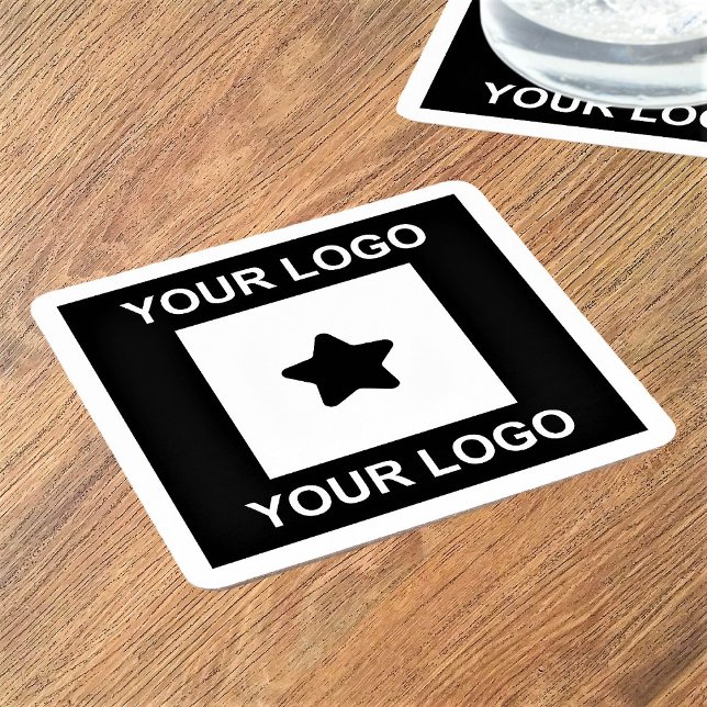 Untersetzer für das benutzerdefinierte Firmenlogo (Von Creator hochgeladen)