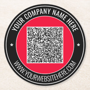 Untersetzer für den QR-Code für benutzerdefinierte