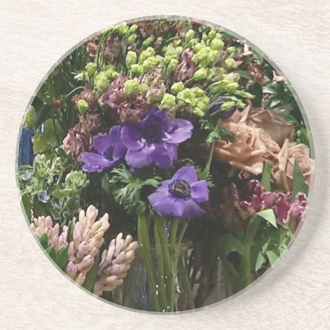 Untersetzer für die Blume, die die Natur liebt (Vorne)