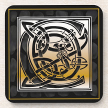 Untersetzer für die Keltische Schwarzsteinmonograp