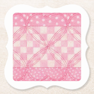 Untersetzer für die Papiertafel PINK HERZ