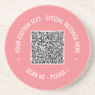 Untersetzer für die QR-Codeprüfung Info zu benutze