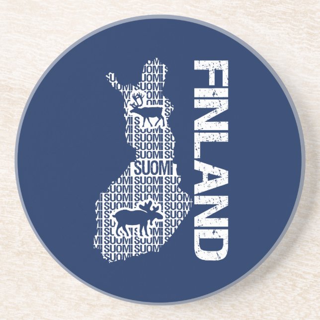 Untersetzer für FINNLAND-MAP individuell einstellb (Vorne)