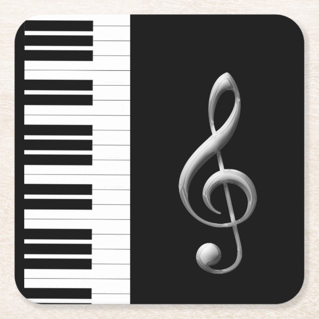 Untersetzer für Klaviermusik (Vorderseite)