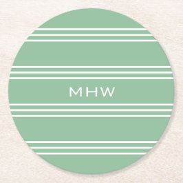 Untersetzer für kundenspezifische Monogramm-Streif