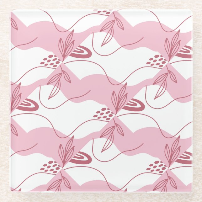 Untersetzer für Minimalistisches Muster (Vorderseite)