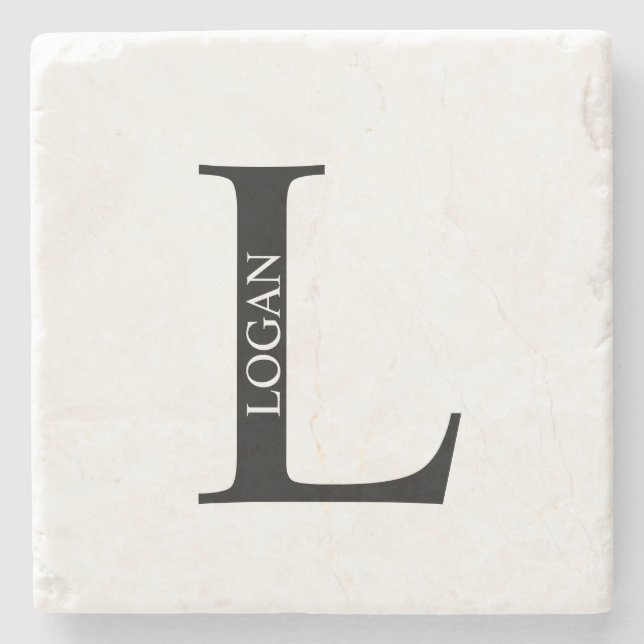 Untersetzer für personalisierte Monogramme und für (Vorderseite)