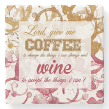 Untersetzer für Wein und Kaffee