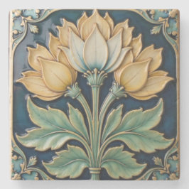 Untersetzer Gelb und Weiß