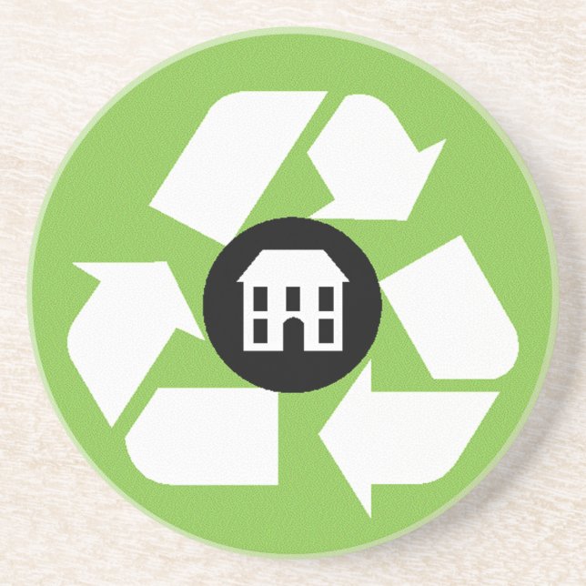 UNTERSETZER - GERECYCELT GEBÄUDE (Vorne)