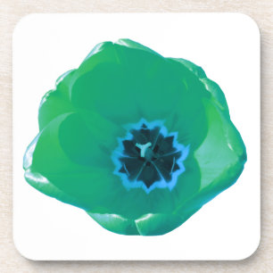 Untersetzer "Green and Blue Tulip Cork"