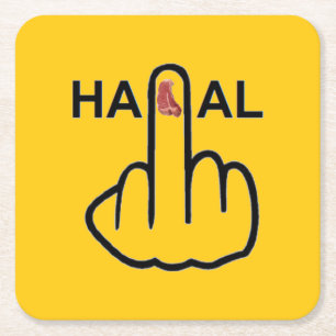 Untersetzer Halal Gedreht