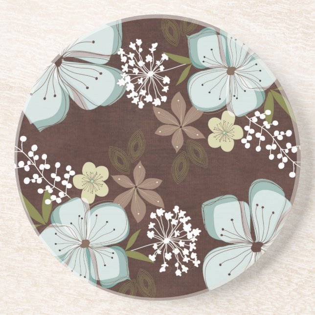 Untersetzer Hawaiian Blue Blume (Vorne)