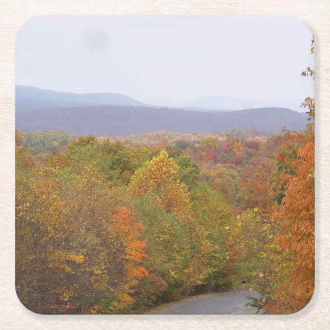Untersetzer "Herbst-Berge" (Vorderseite)