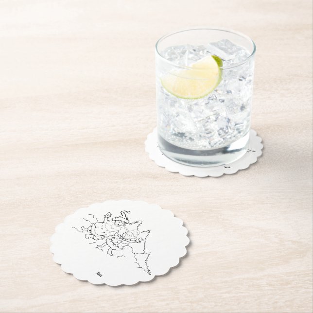 Untersetzer: Herr & Frau Claus Untersetzer (Vor Ort)