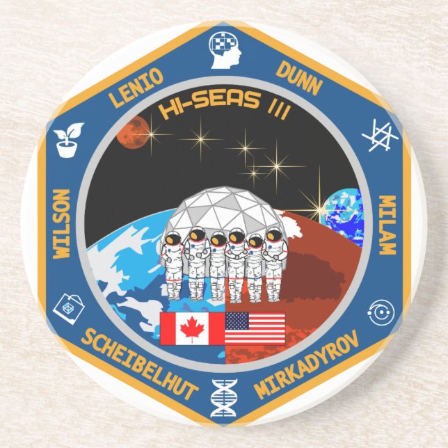 Untersetzer HI-SEAS Auftrag-III (Vorne)