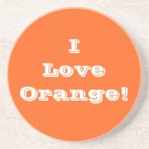 Untersetzer I Liebe Orange