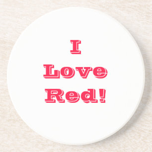 Untersetzer I Liebe Rot