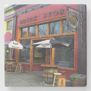 Untersetzer im Brick Store, Decatur im Brick Store