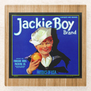 UNTERSETZER - Jackie Boy - Äpfel - Kisten-Etikett 