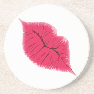 Untersetzer Kissbare Lippen: