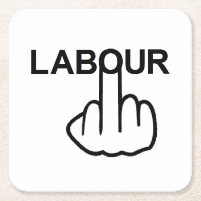 Untersetzer Labour Gedreht (Vorderseite)