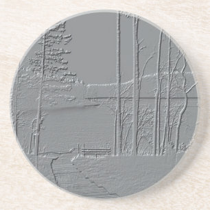 Untersetzer "Metallische Natur"