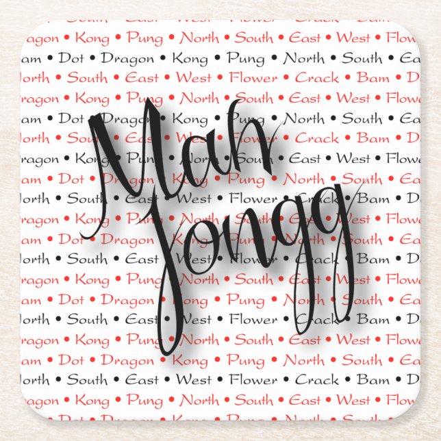 Untersetzer Milliamperestunde Jongg (Vorderseite)