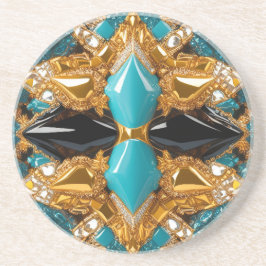 Untersetzer mit Bahamas-Farbdesign