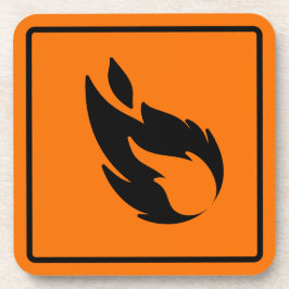 Untersetzer mit Brandzeichen