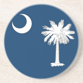Untersetzer mit der Fahne der South Carolina, USA