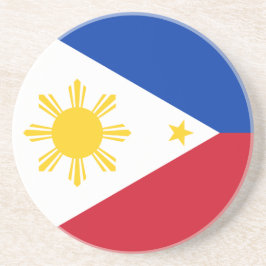 Untersetzer mit der Flagge der Philippinen