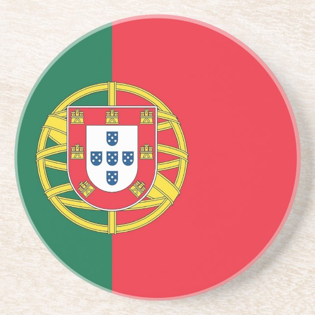 Untersetzer mit der Flagge Portugals (Vorne)