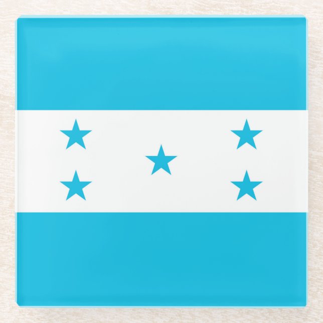 Untersetzer mit der Flagge von Honduras (Vorderseite)